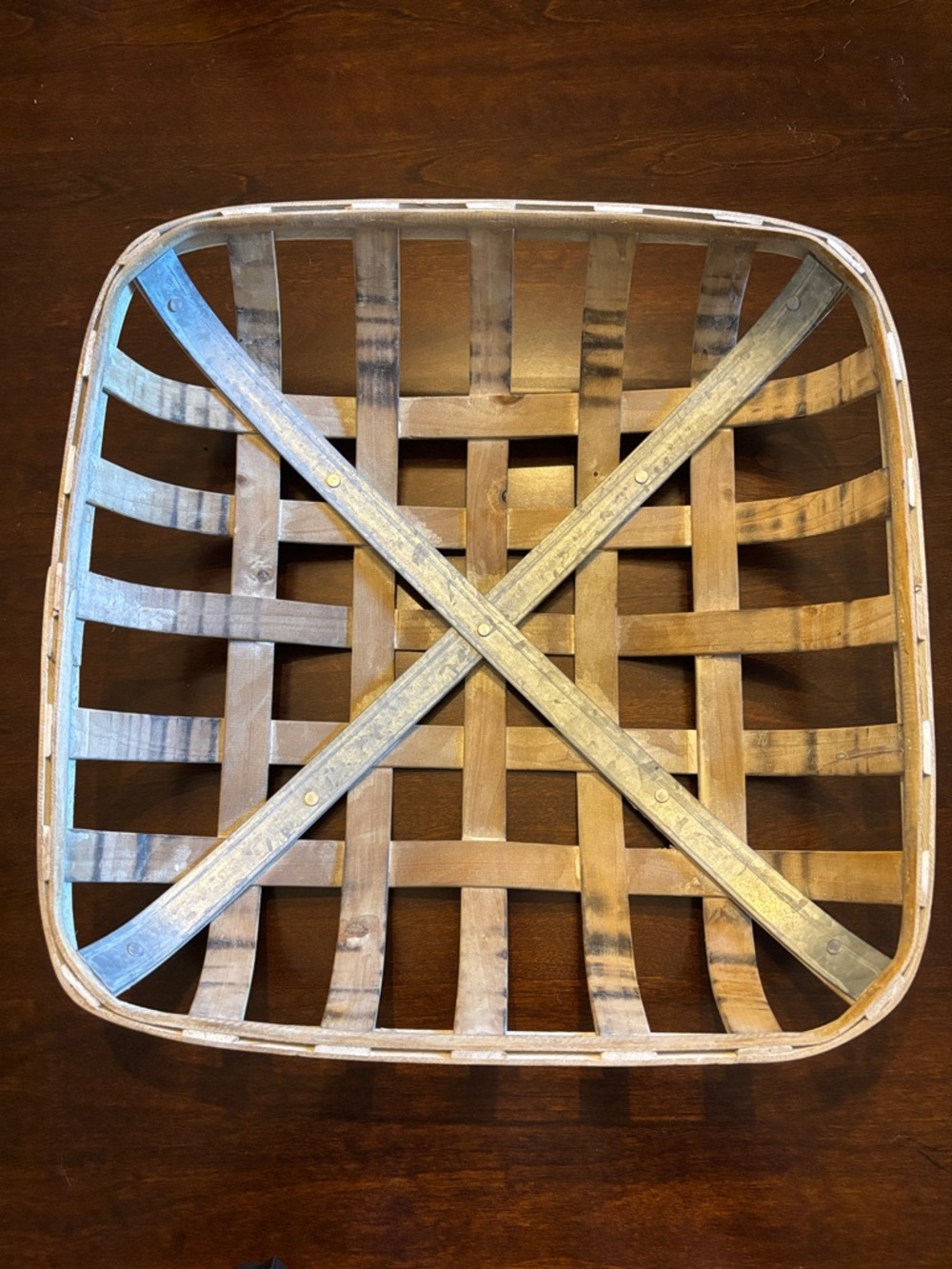 Rustic/cottage Wall Basket